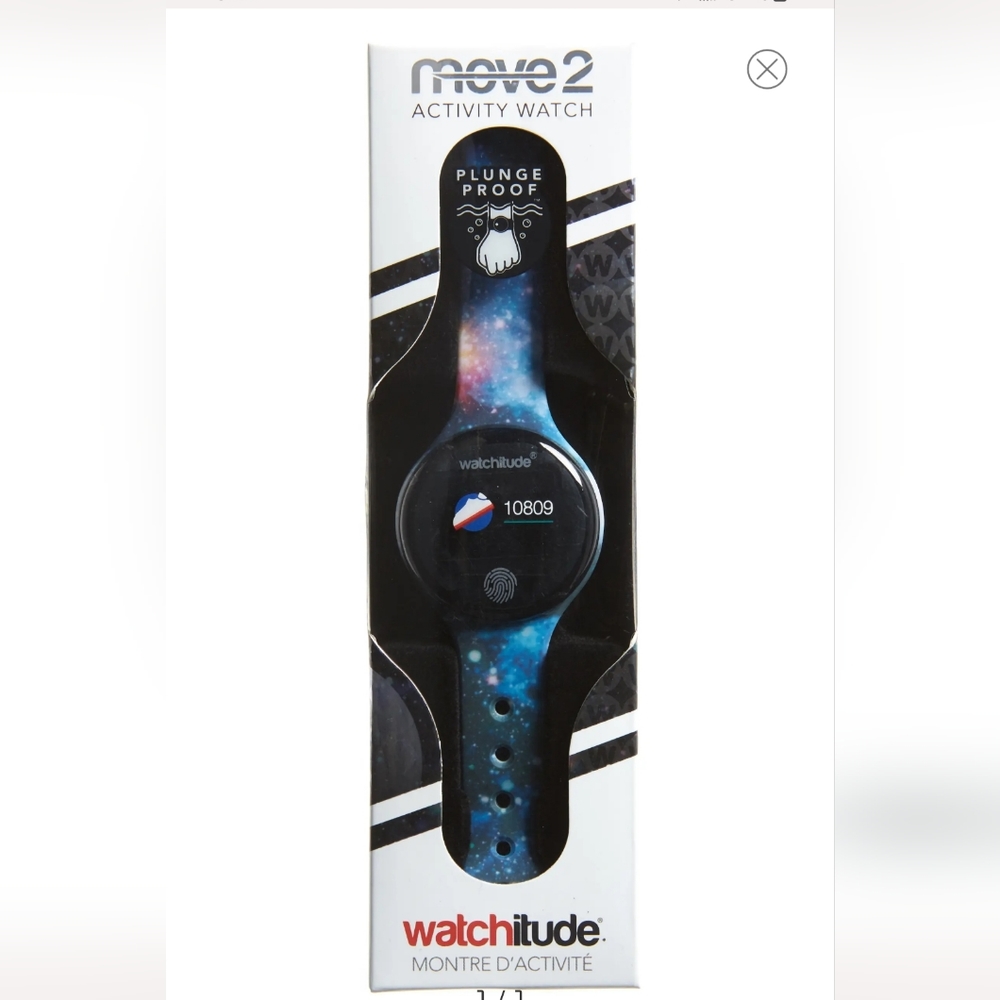 Move 2 kids activity watch galaxy print